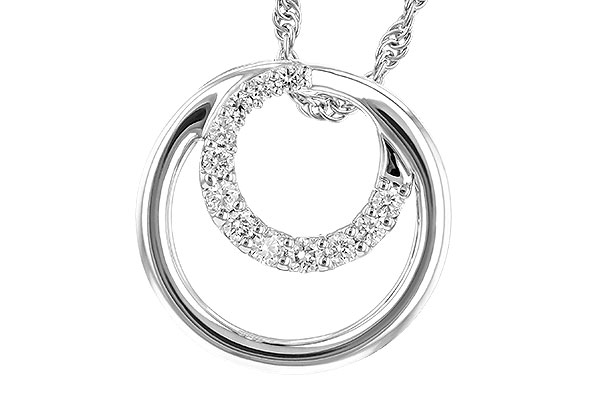 B273-43605: NECKLACE .15 TW