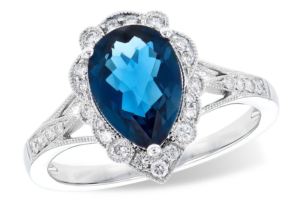 B273-43623: LDS RG 2.25 LONDON BLUE TOPAZ 2.47 TGW