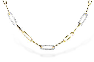B274-28178: NECKLACE .75 TW (17 INCHES)