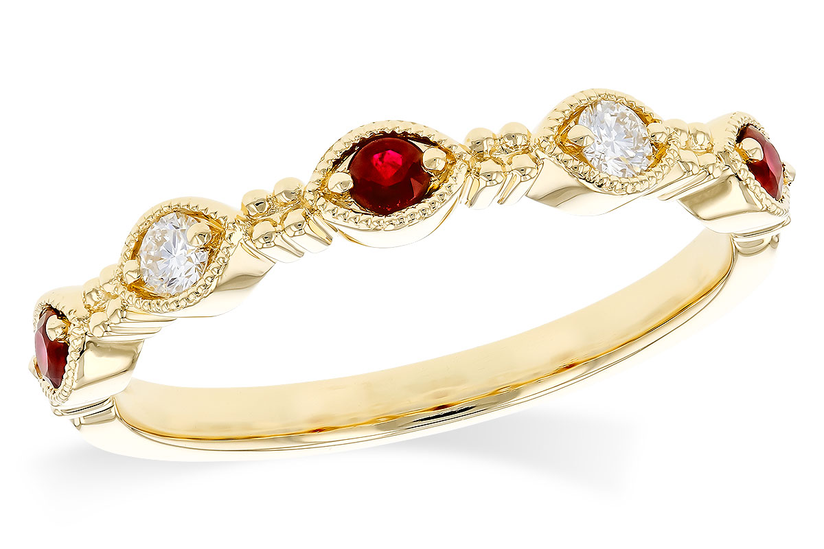 B274-29996: LDS WED RG .14 TW RUBY .23 TGW