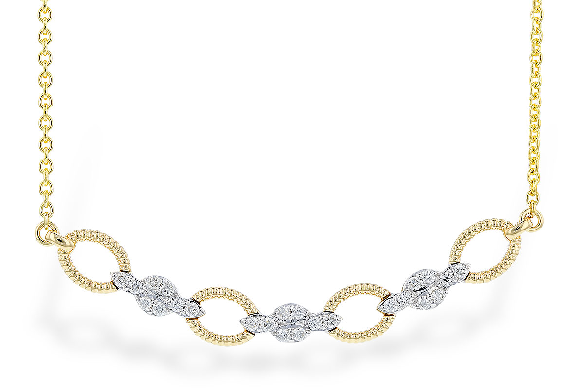 B274-30841: NECKLACE .25 TW (18")
