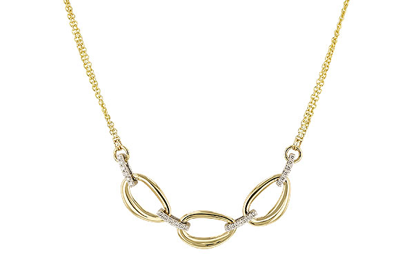 B275-19923: NECKLACE .25 TW (18")