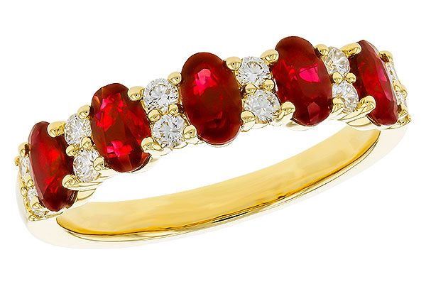 B275-22696: LDS WED RG 1.51 TW RUBY 1.80 TGW