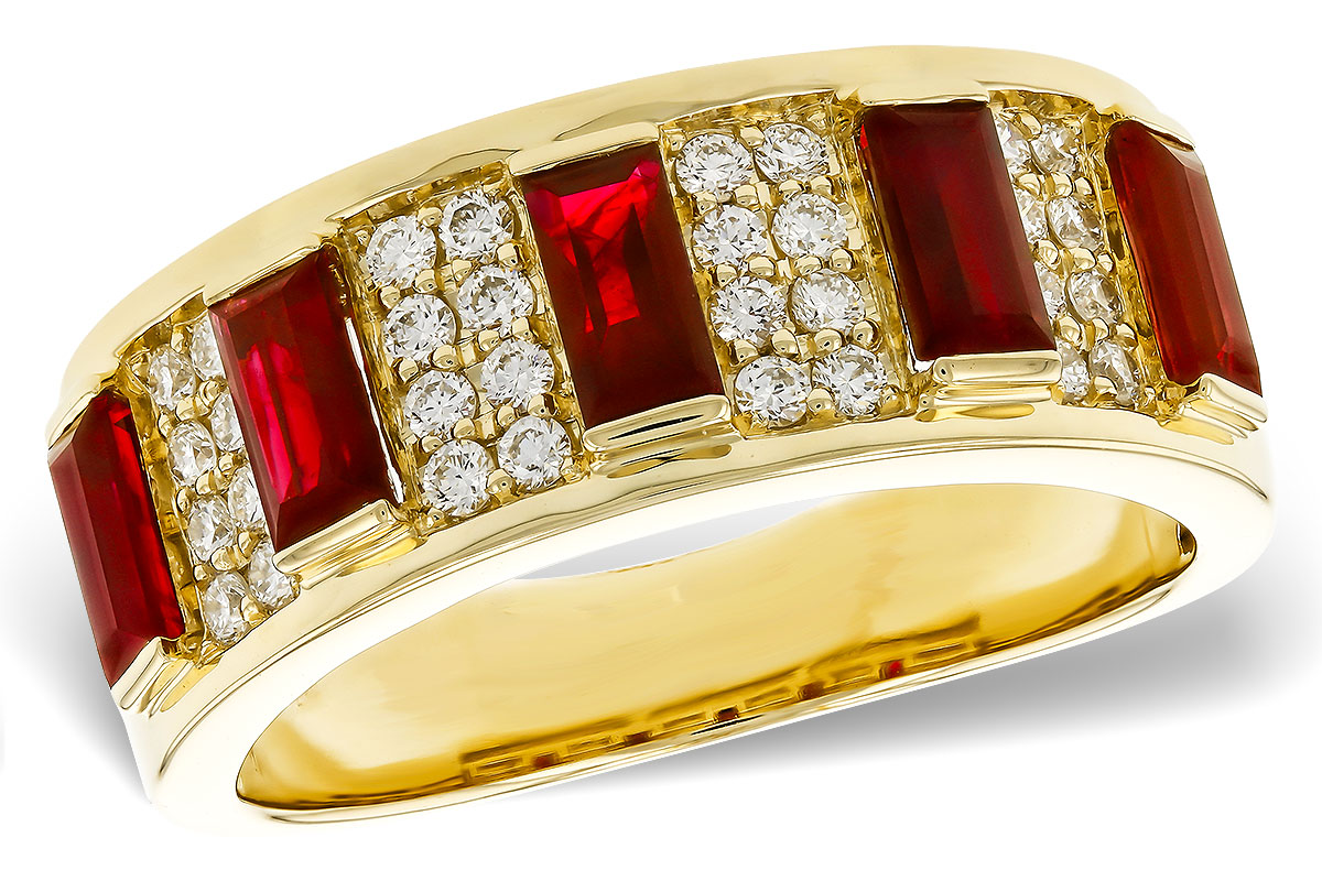 B275-23632: LDS WED RG 1.40 TW RUBY 1.69 TGW