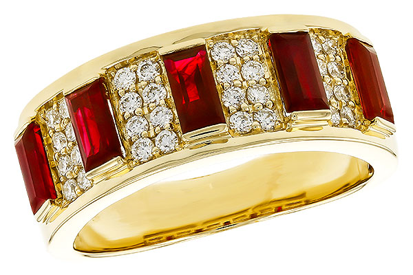 B275-23632: LDS WED RG 1.40 TW RUBY 1.69 TGW