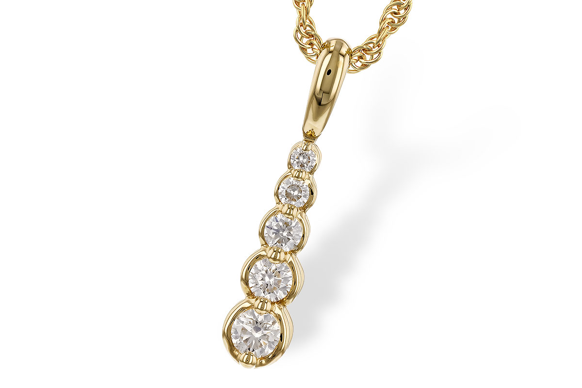 B275-24487: NECKLACE .25 TW