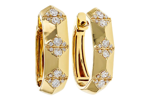 B275-25405: EARRINGS .50 TW