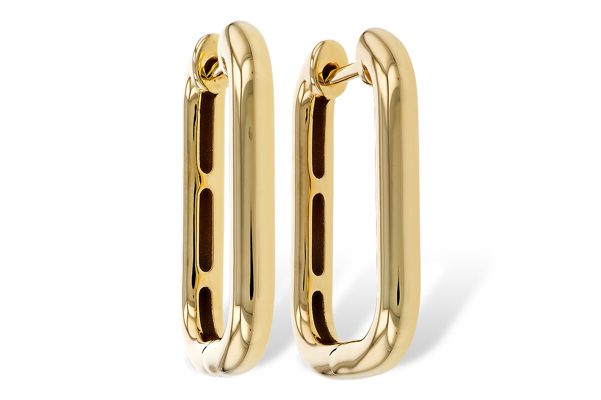 B275-25450: GOLD EARRINGS (23MM)