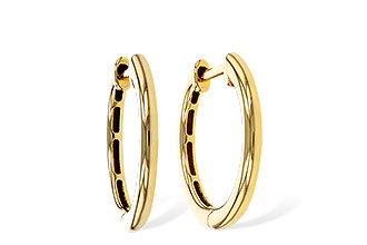 B275-26287: GOLD EARRINGS (16MM)