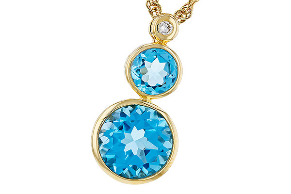 B276-09941: NECK 2.63 BLUE TOPAZ 2.65 TGW (5MM / 8MM BT)