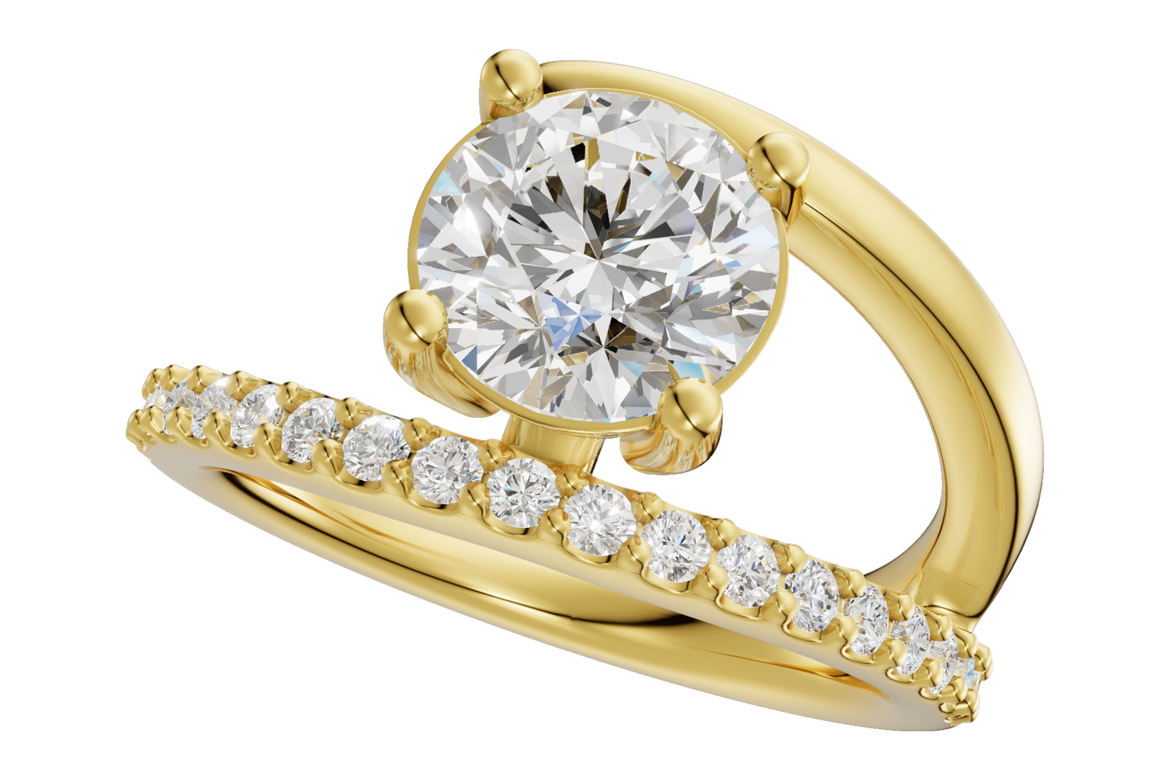 B276-09996: LDS SEMI DIA RG .33 TW