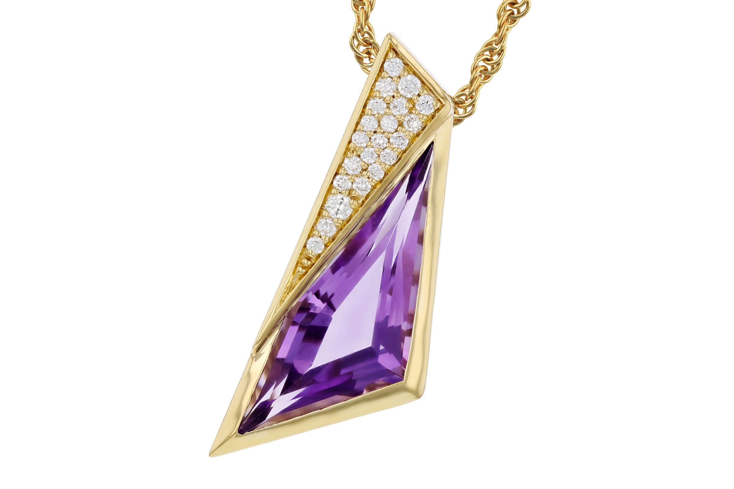 B276-11787: NECKLACE 2.24 AMETHYST 2.33 TGW