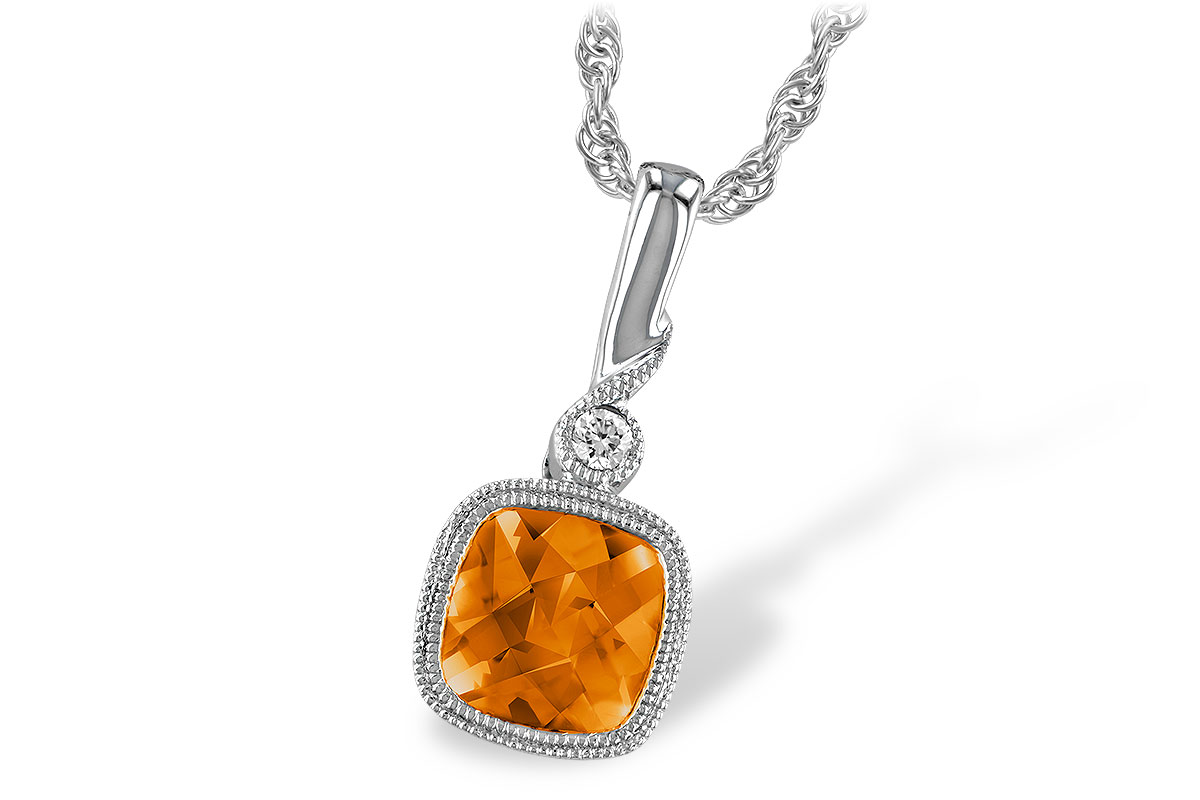 C184-35423: NECK .68 CITRINE .70 TGW