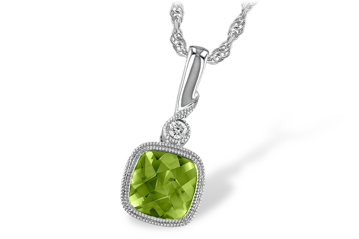 C184-35432: NECK .97 PERIDOT .99 TGW