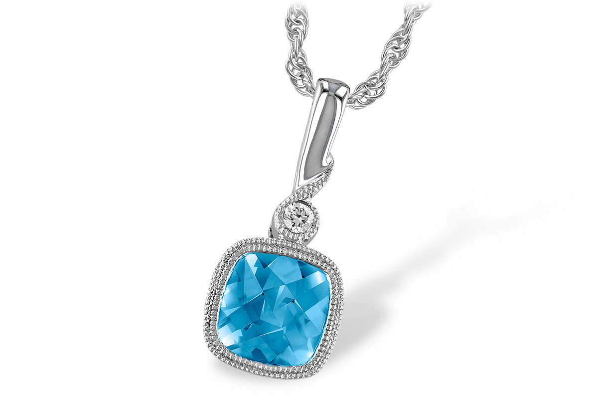 C187-07223: NECK 1.03 BLUE TOPAZ 1.05 TGW