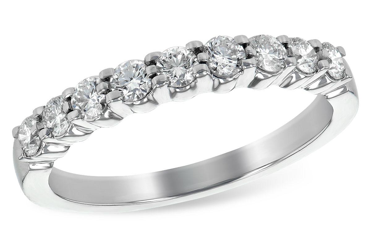 C189-78141: LDS WED RG .50 TW (9 STONES)