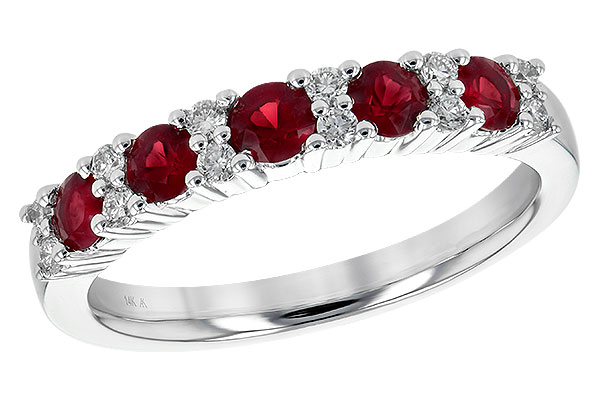 C190-65450: LDS WED RG .66 RUBY .83 TGW