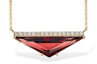 C190-69959: NECK 2.85 GARNET 2.95 TGW