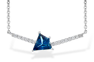 C190-70832: NECK .87 LONDON BLUE TOPAZ .95 TGW