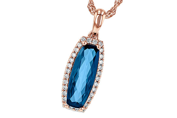 C190-71732: NECK 1.58 LONDON BLUE TOPAZ 1.70 TGW