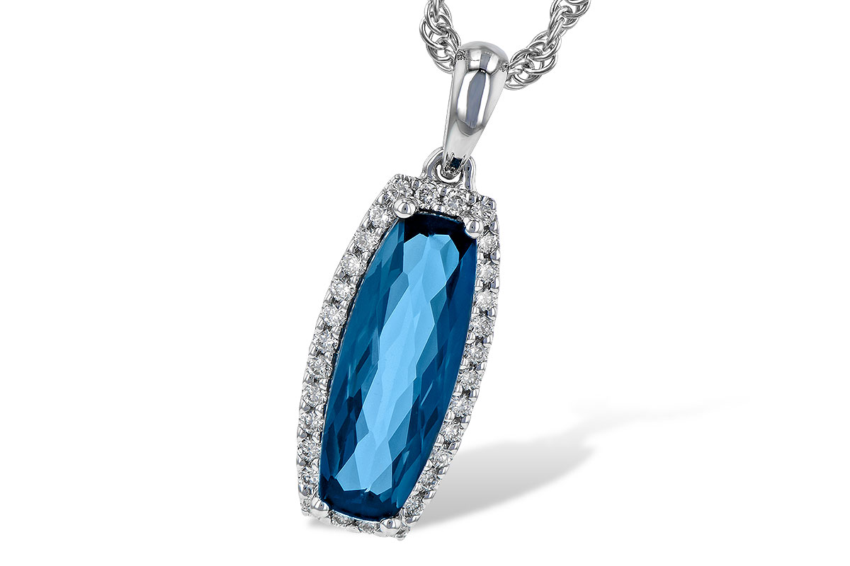 C190-71732: NECK 1.58 LONDON BLUE TOPAZ 1.70 TGW