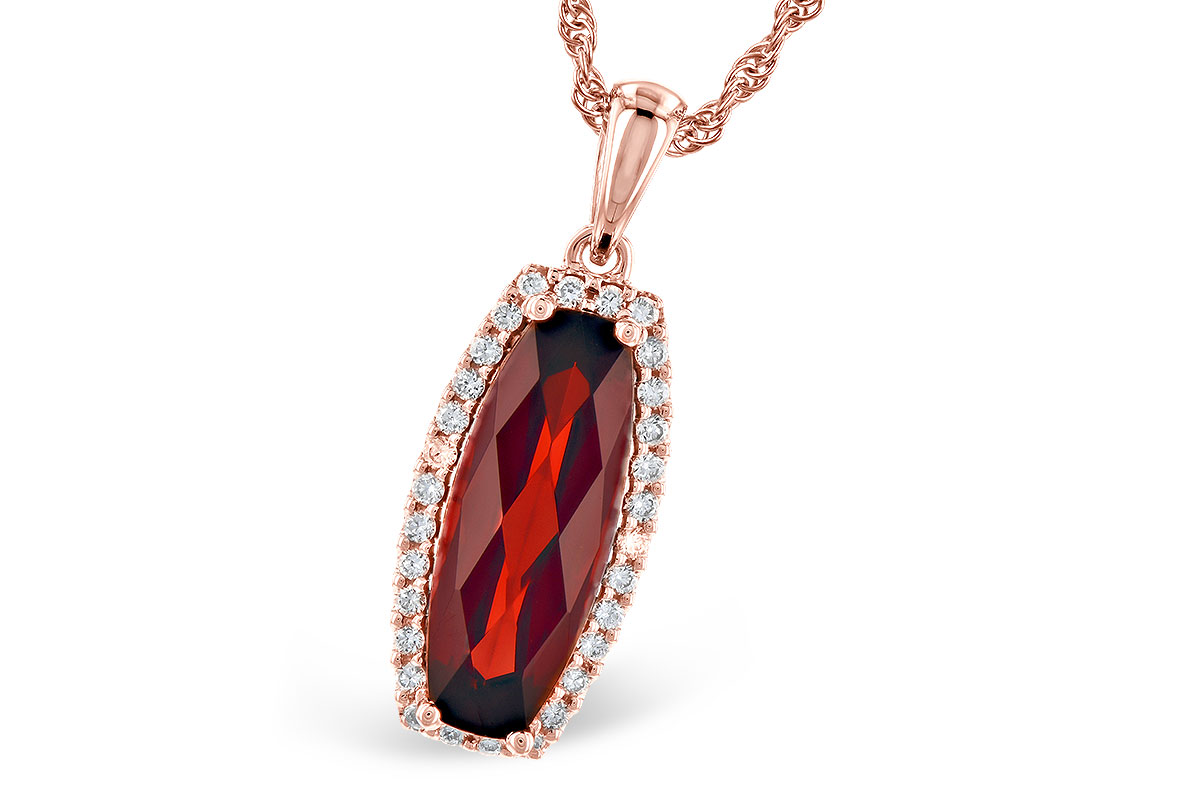 C273-39068: NECK 1.75 GARNET 1.87 TGW