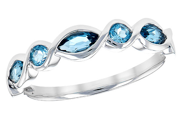 C273-39959: LDS RG .60 TW BLUE TOPAZ