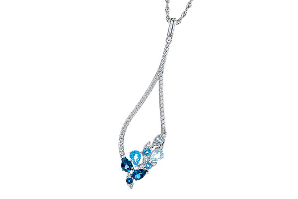 C273-40859: NECK .82 BLUE TOPAZ 1.05 TGW