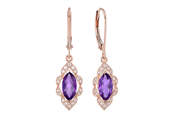 C273-45368: EARR .92 TW AMETHYST 1.07 TGW