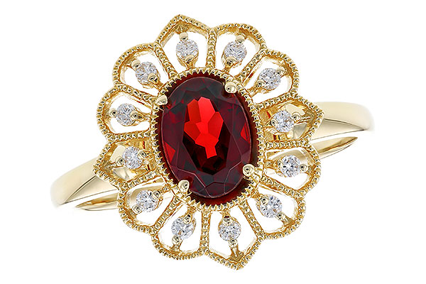 C274-30905: LDS RG .80 GARNET .92 TGW