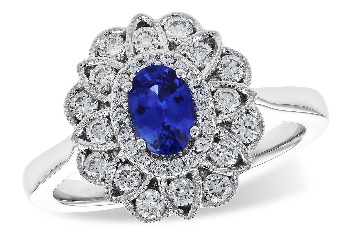 C274-35396: LDS RG .60 TW SAPPHIRE 1.12 TGW (6x4MM SAPP)