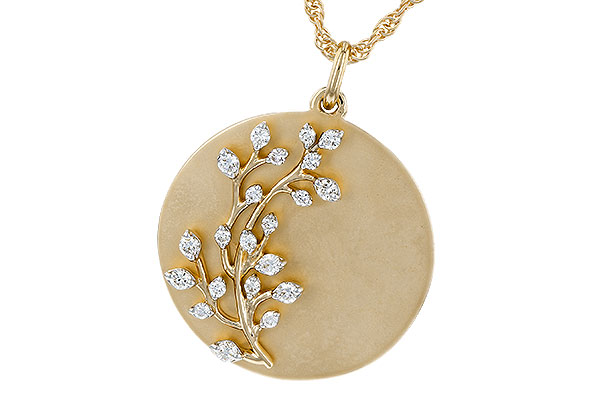 C275-19032: NECKLACE .24 TW