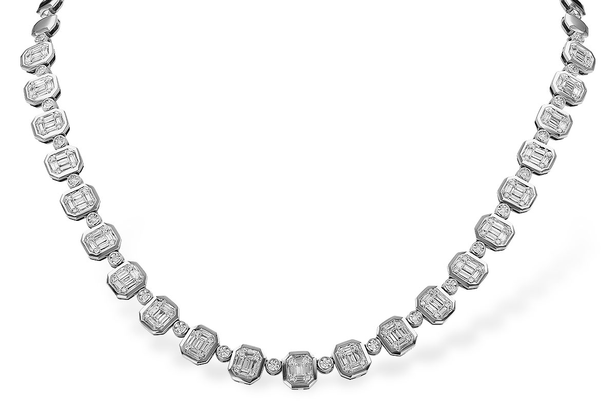 C275-19059: NECKLACE 1.39 BAG 1.80 TW (16")
