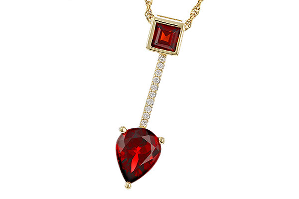C275-20832: NECKLACE 2.15 GARNET 2.20 TGW