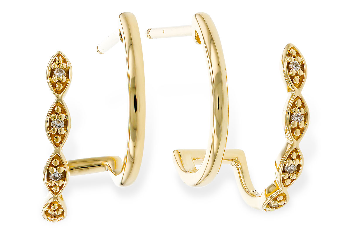 C275-22650: EARRINGS .03 TW