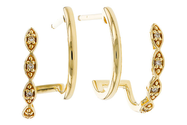 C275-22650: EARRINGS .03 TW