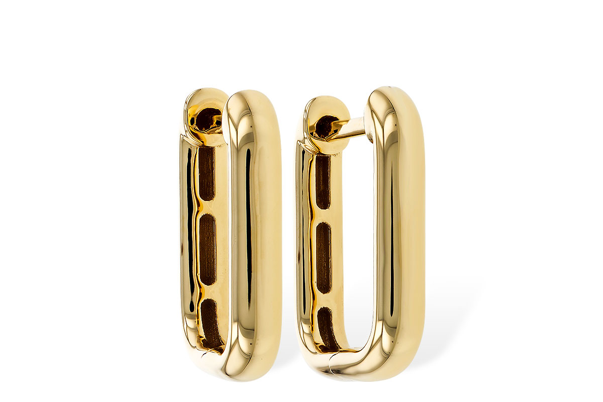 C275-25450: GOLD EARRINGS (15MM)