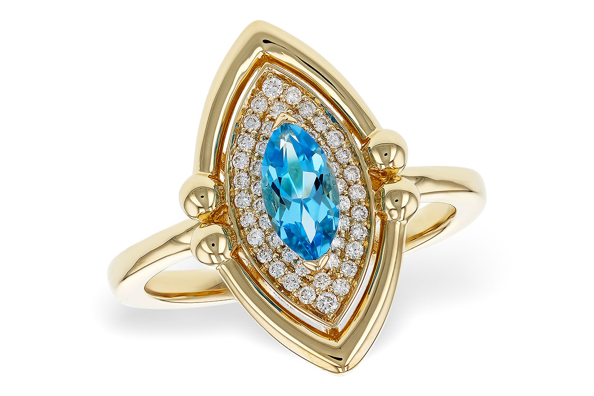 C275-27205: LDS RG .54 BLUE TOPAZ .70 TGW (8x4MM BT)