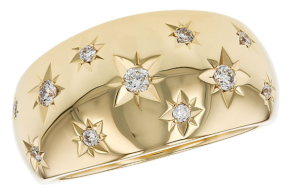 C276-09968: LDS DIA WEDDING RING .18 TW