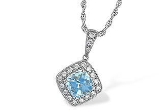 D007-00850: NECKLACE .80 AQUA .93 TGW
