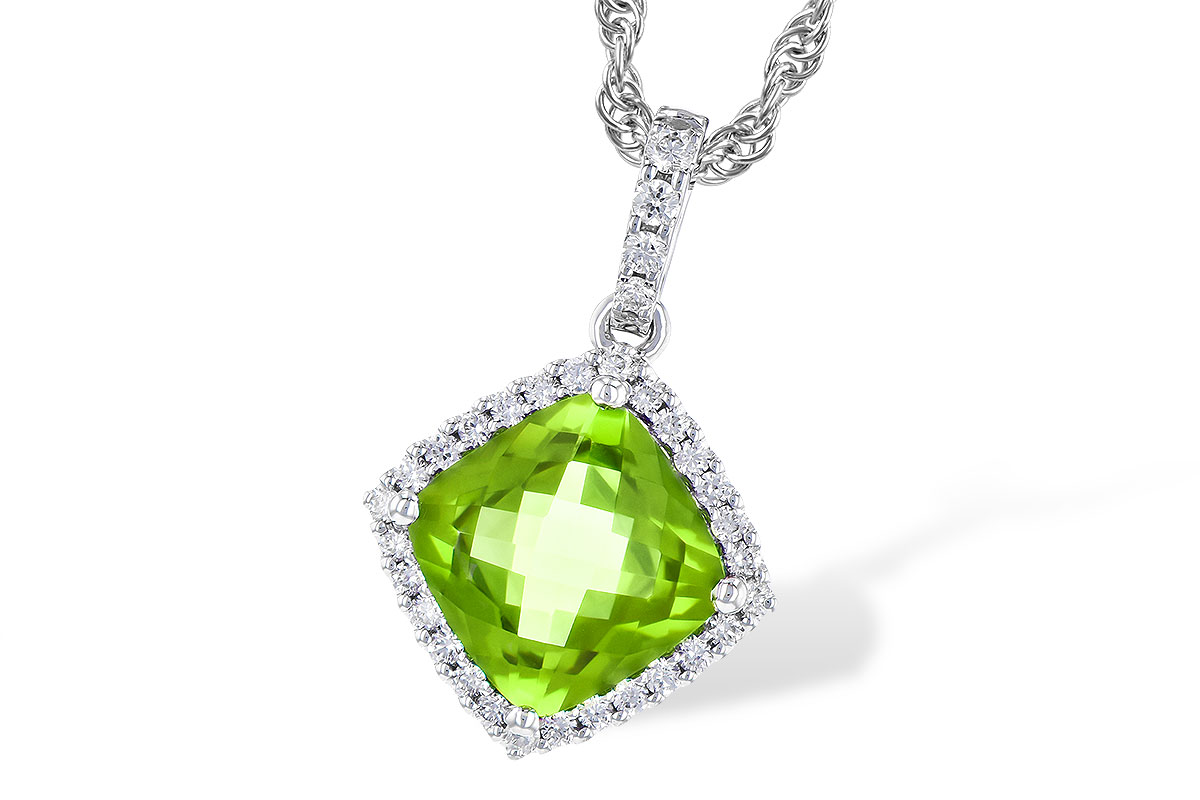 D184-35432: NECK 1.43 PERIDOT 1.54 TGW