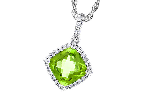 D184-35432: NECK 1.43 PERIDOT 1.54 TGW