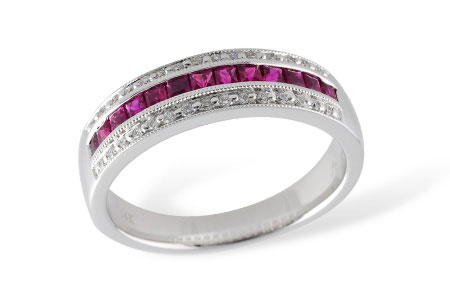 D187-01777: LDS WED RG .50 RUBY .61 TGW