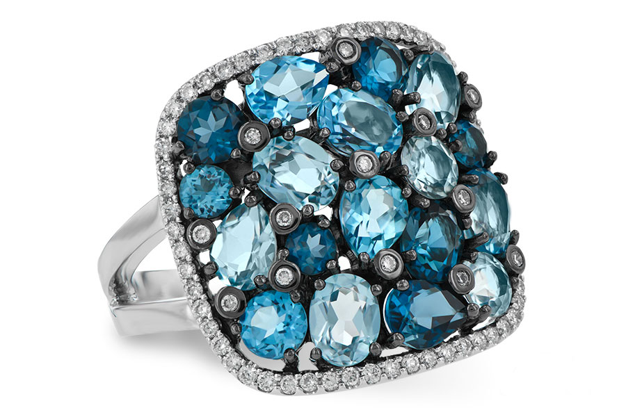 D187-96305: LDS RG 3.67 BLUE TOPAZ 3.94 TGW