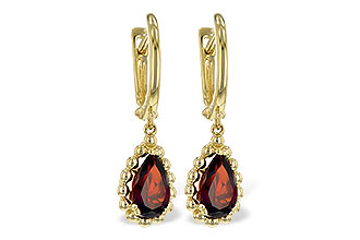 D189-77259: EARR 1.82 GARNET TW
