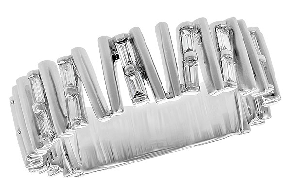 D190-69014: LDS DIA WED RG .24 TW BAGUETTES