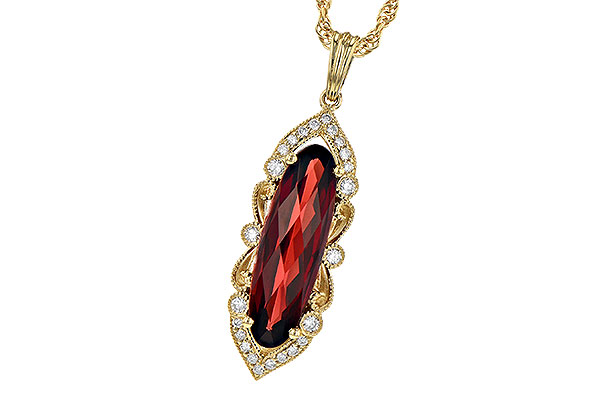 D190-69977: NECK 2.58 GARNET 2.70 TGW