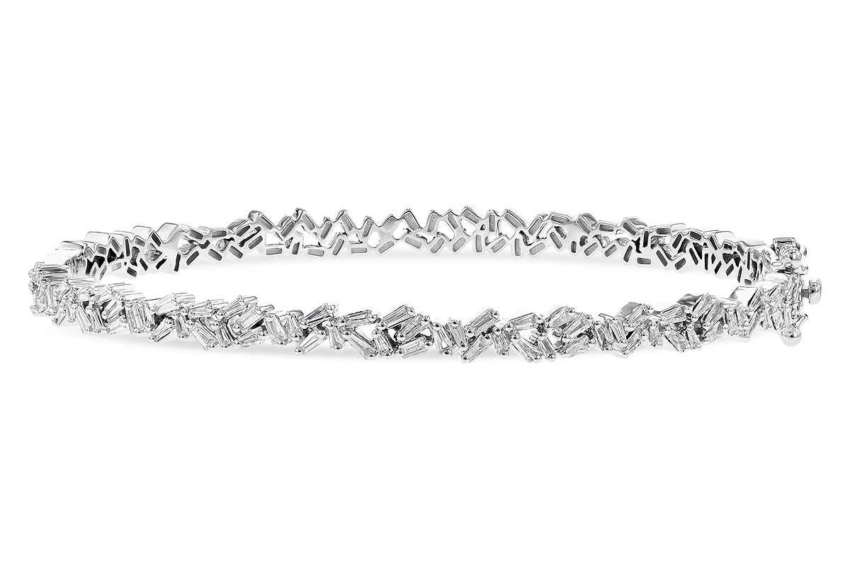 D273-38141: BANGLE .84 TW BAGUETTE DIAS