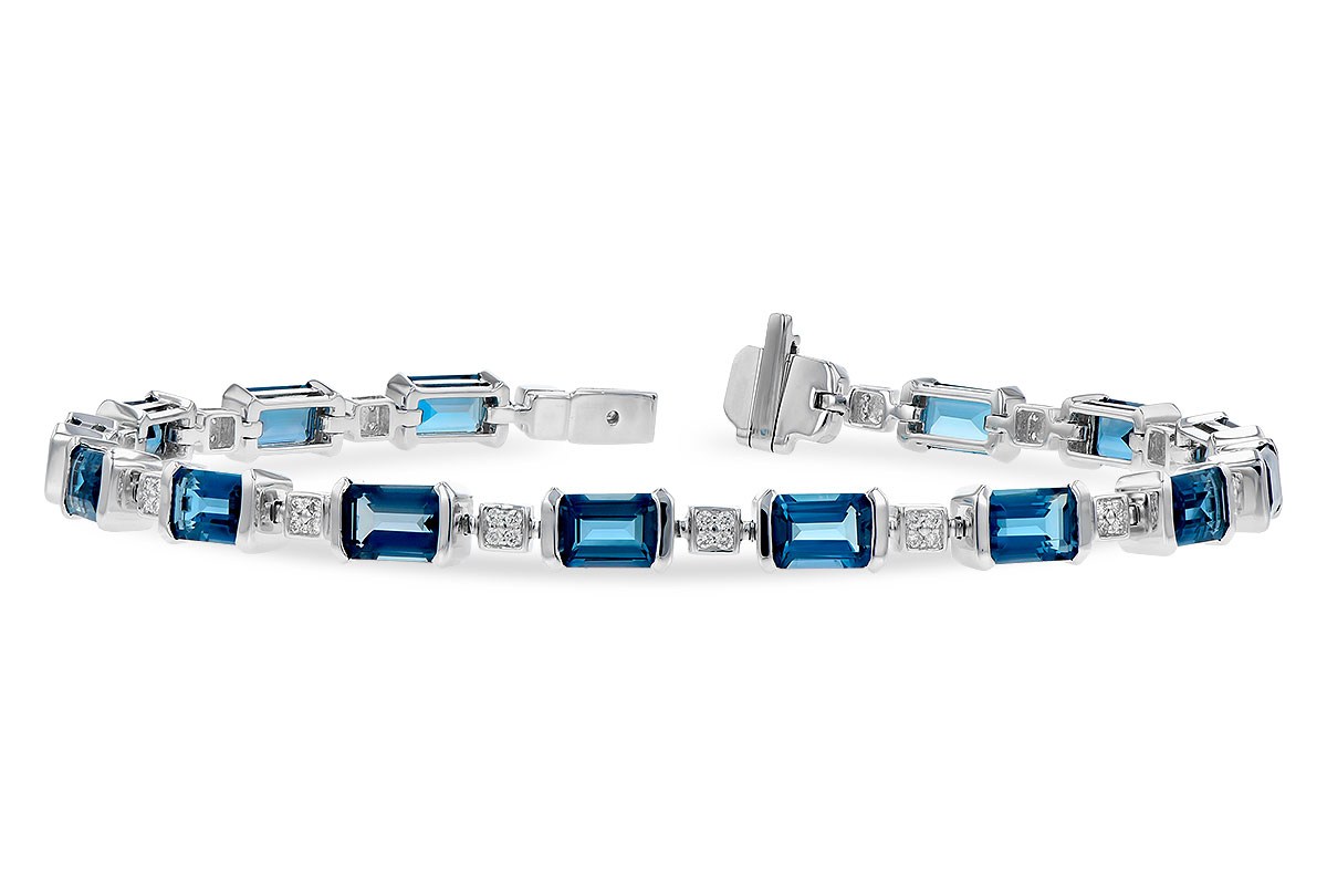 D273-39041: BRACELET 7.90 LONDON BLUE TOPAZ 8.13 TGW