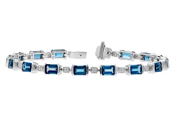 D273-39041: BRACELET 7.90 LONDON BLUE TOPAZ 8.13 TGW